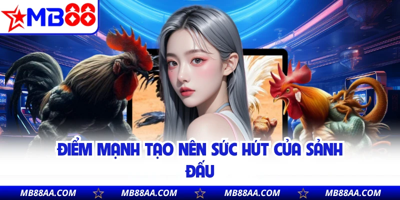 Điểm mạnh tạo nên sức hút của sảnh đấu 