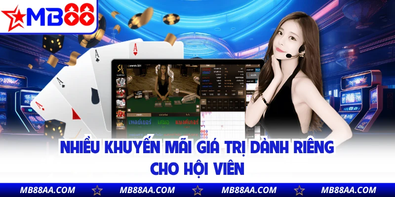 Nhiều khuyến mãi giá trị dành riêng cho hội viên