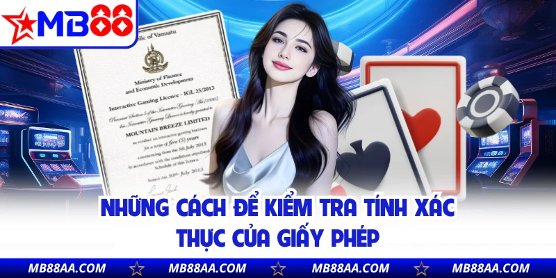 Những cách để kiểm tra tính xác thực của giấy phép